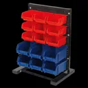 Sealey Freestanding Bench Rack and 15 Storage Bins