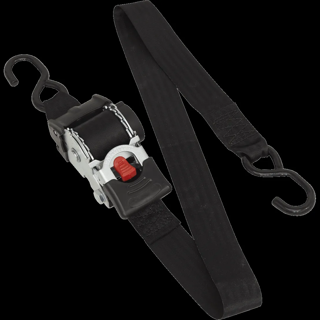 Sealey Auto Retractable Ratchet Tie Down Strap - 50mm, 3m, 750kg