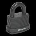 Sealey Steel Weatherproof Combination Padlock - 48mm, Standard