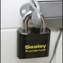 Sealey Steel Combination Padlock - 62mm, Standard