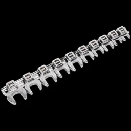 Sealey 10 Piece 3/8" Drive Crow Foot Spanner Set Metric - 3/8"