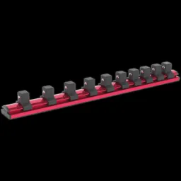 Sealey 1/2" Drive Magnetic Socket Retaining Rail 10 Clips - 1/2"