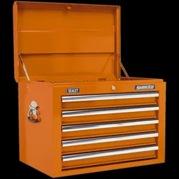 Sealey Superline Pro 5 Drawer Tool Chest - Orange