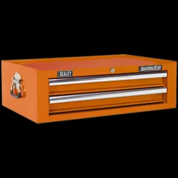 Sealey Superline Pro 2 Drawer Mid Tool Chest - Orange