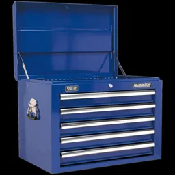 Sealey Superline Pro 5 Drawer Tool Chest - Blue