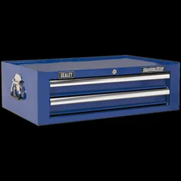 Sealey Superline Pro 2 Drawer Mid Tool Chest - Blue
