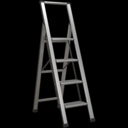 Sealey Trade Aluminium Step Ladder - 4