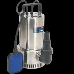 Sealey WPS250A Stainless Steel Submersible Clean Water Pump - 240v