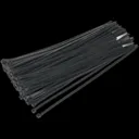 Sealey Black Cable Ties - 300mm, 4.8mm