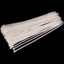 Sealey White Cable Ties - 300mm, 4.8mm