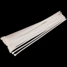 Sealey White Cable Ties - 450mm, 7.6mm