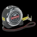 Sealey Professional Tape Measure - Imperial & Metric, 16ft / 5m, 25mm