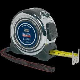 Sealey Professional Tape Measure - Imperial & Metric, 26ft / 8m, 25mm