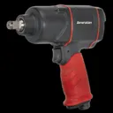 Sealey GSA6006 Twin Hammer Composite Air Impact Wrench 1/2" Drive