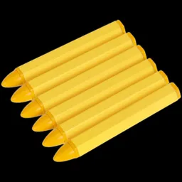 Sealey Tyre Marking Crayons - Yellow, Pack of 6