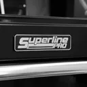 Sealey Superline Pro 13 Drawer Heavy Duty Roller Cabinet - Black