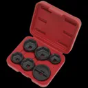 Sealey VS7103 6 Piece Oil Filter Cap Wrench Set