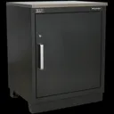 Sealey Premier Heavy Duty Modular Floor Cabinet Single Door MSS System - Black