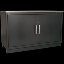 Sealey Premier Heavy Duty Modular Floor Cabinet 2 Door MSS System - Black