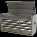 Sealey 8 Drawer Wide Stainless Steel Tool Chest - Stainless Steel