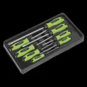 Sealey 8 Piece Hi Vis Hammer Through Screwdriver Set