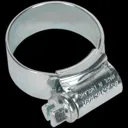 Sealey High Grip Zinc Plated Hose Clips - 17mm - 25mm, Pack of 20