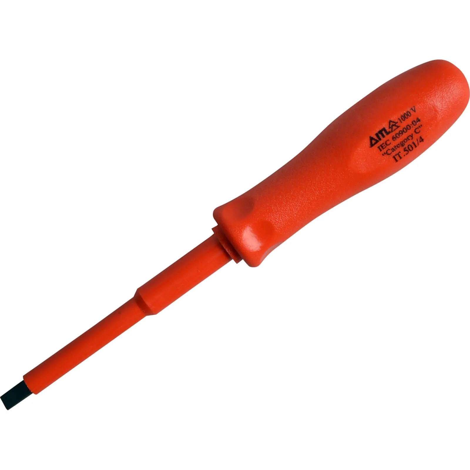 ITL Insulated Parallel Slotted Engineers Screwdriver - 6.5mm, 100mm