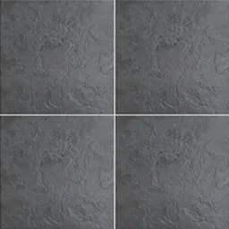 Cirque Black Matt Stone effect Ceramic Wall & floor Tile, Pack of 9, (L)333mm (W)333mm