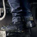 Site Onyx Men's Black Safety boots, Size 8