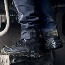 Site Onyx Men's Black Safety boots, Size 11