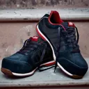 Site Strata Navy Safety trainers, Size 9