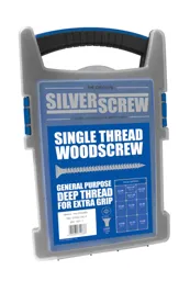 Silverscrew PZ Double-countersunk Zinc-plated Carbon steel Multipurpose screw, Pack of 1000