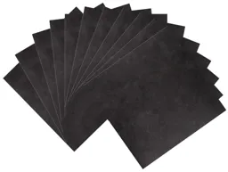 Colours Black Stone effect Flooring tile, Pack of 11