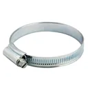 Zinc-plated Steel 70mm Hose clip, Pack of 2