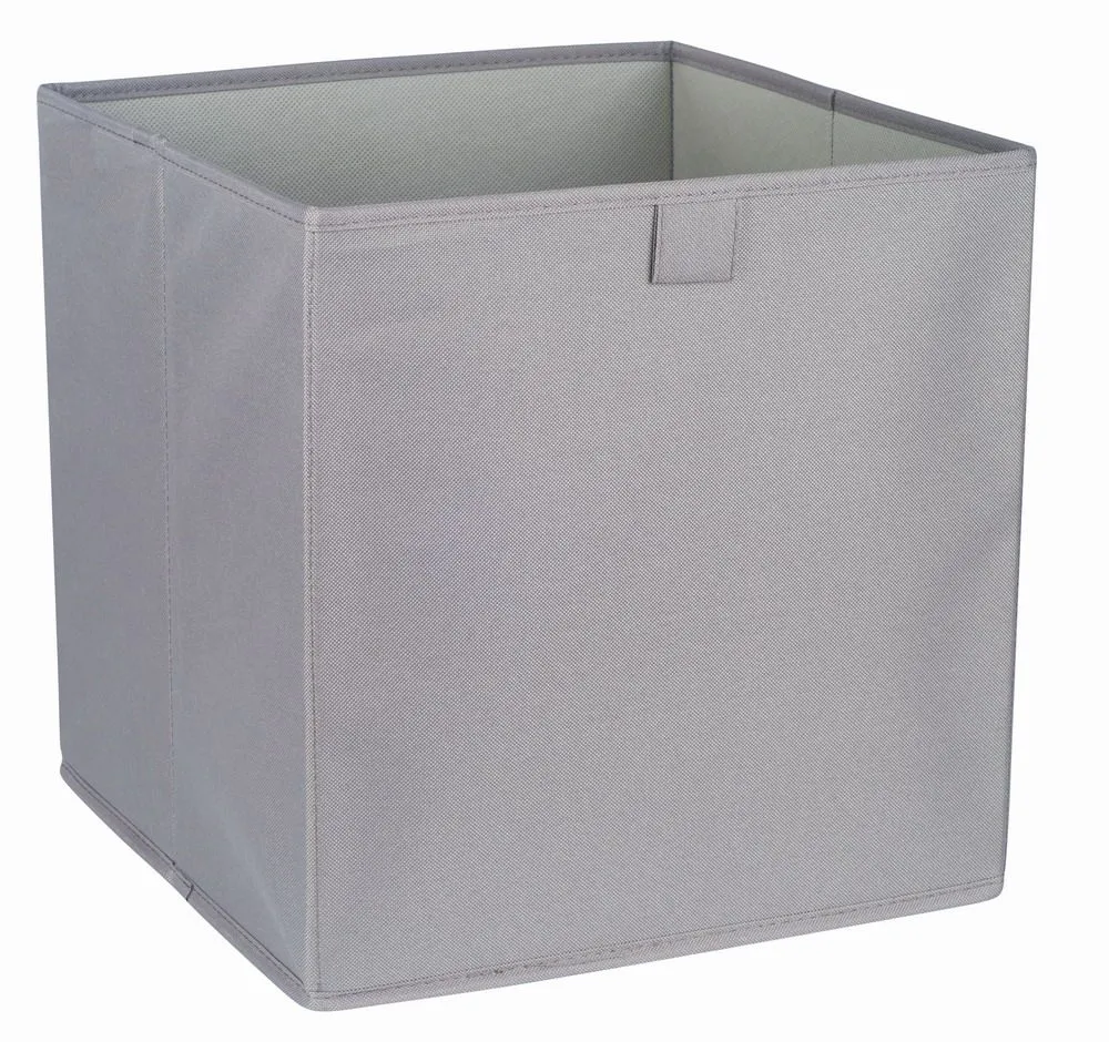 Mixxit Taupe 29.7L Non-woven fabric & polyester (PES) Foldable Storage basket (H)310mm (W)310mm