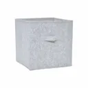 Mixxit Grey 27L Cardboard & polyester (PES) Foldable Storage basket (H)310mm (W)310mm