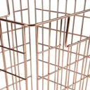 Mixxit Wire Copper effect Metal Non-foldable Storage basket (H)310mm (W)310mm