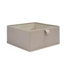 Mixxit Taupe Cardboard & polyester (PES) Foldable Storage basket (H)140mm (W)310mm