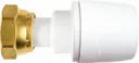 PolyMax Straight Tap Connector  22mm x 3/4" White   MAX722