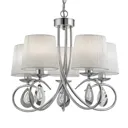 Magnificent Angelique hanging light with 5 bulbs
