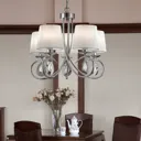 Magnificent Angelique hanging light with 5 bulbs