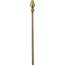 Flemish floor lamp with pleated lampshade