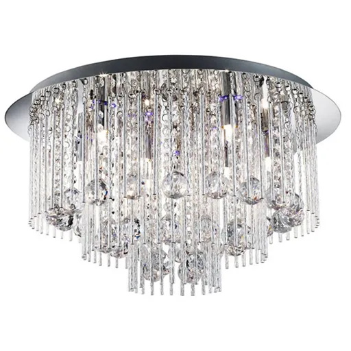 Beatrix ceiling lamp crystal with remote control
