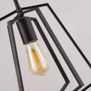 Slinky hanging light, 1-bulb, matt black