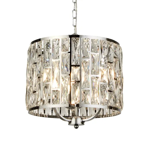 Bijou hanging light lampshade with crystals Ø 38cm