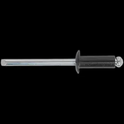 Sealey Black Aluminium Rivets - 3.2mm, 8mm, Pack of 200