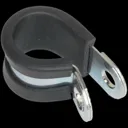 Sealey Pipe Clip Rubber Lined - 16mm, Pack of 25