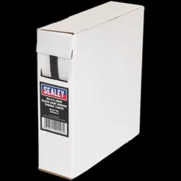 Sealey Heat Shrink Tubing Roll Black - 6.4mm - 3.2mm, 12m