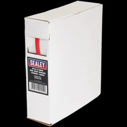 Sealey Heat Shrink Tubing Roll Red - 4.8mm - 2.4mm, 12m