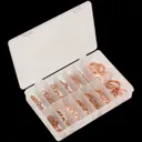 Sealey 250 Piece Copper Sealing Washer Assortment Metric